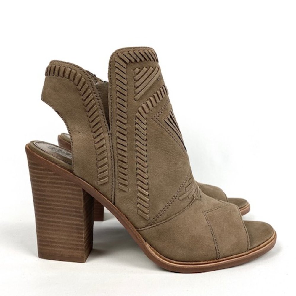 Vince Camuto Tan Ankle Booties - Picture 3 of 10